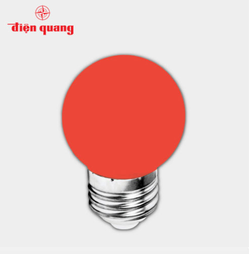 Đèn LED Bulb Điện Quang ĐQ LEDBU14G45 01R ( 1W đỏ )