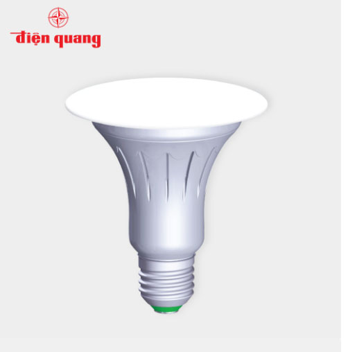 Đèn LED bulb thân nhựa Điện Quang ĐQ LEDBU05 5W chụp cầu mờ