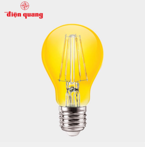 Đèn LED bulb FL Điện Quang ĐQ LEDBUFL03 A60 06727 ( 6w, warmwhite, vỏ thủy tinh )