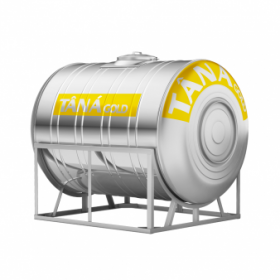 Bồn inox Tân Á Gold 1000L ngang